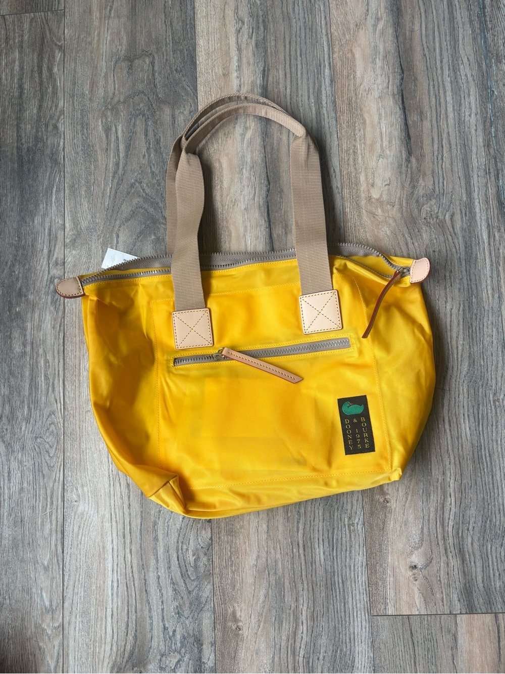 Dooney and bourke Yellow Tote NWT